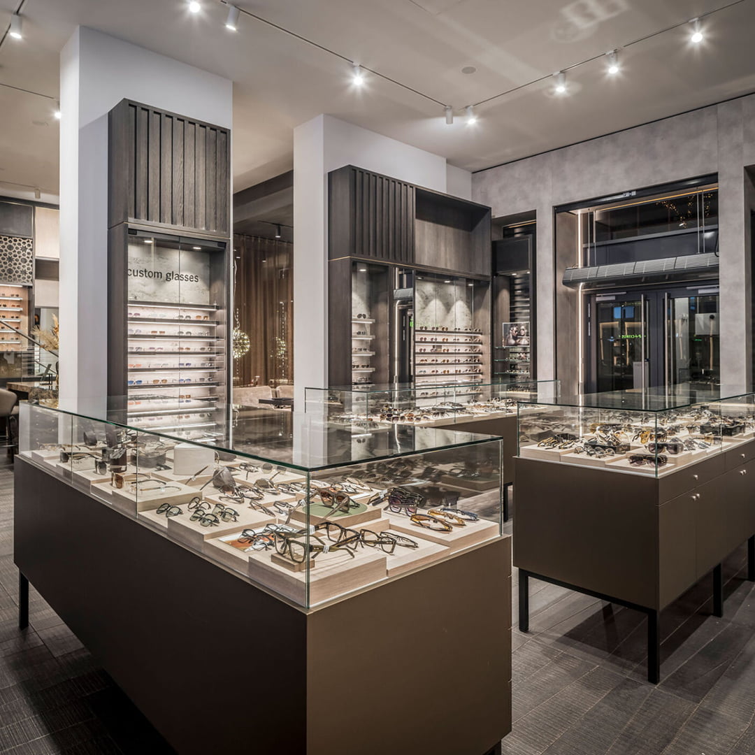 Akkerman Kruiskade winkel luxe zonnebrillen en brillen